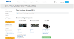 Desktop Screenshot of pdn.pelco.com