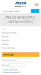 Mobile Screenshot of pdn.pelco.com